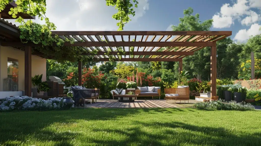 pergola en bois